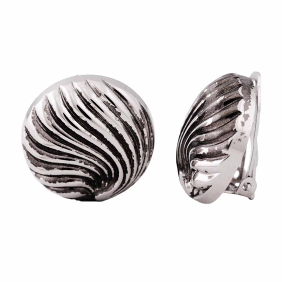 earring clip-on metal coloured decor