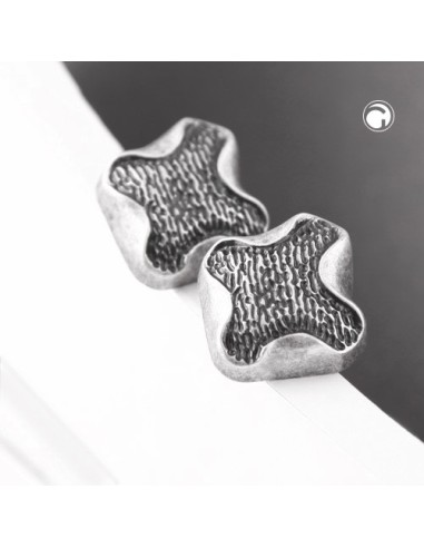 earring clip-on metal coloured decor