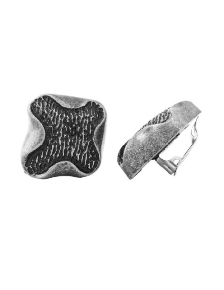 earring clip-on metal coloured decor