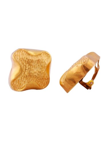 earring clip-on metal coloured decor