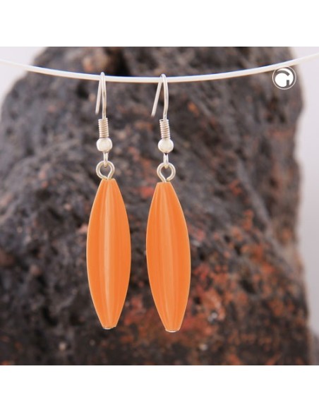 ear hooks olive orange