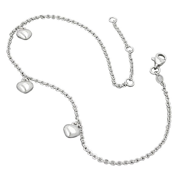 Ankelkedja Double Trace Silver 925 27cm