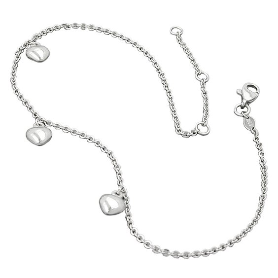 Ankelkedja Double Trace Silver 925 27cm