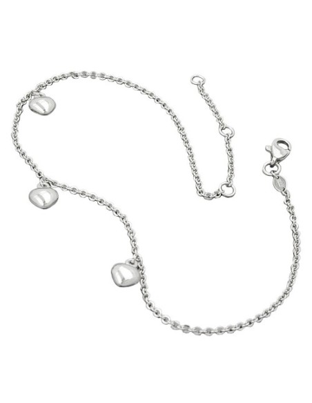 Ankelkedja Double Trace Silver 925 27cm