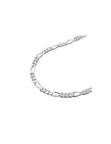 Armband 2mm Thin Figaro Kedja Silver 925 19cm