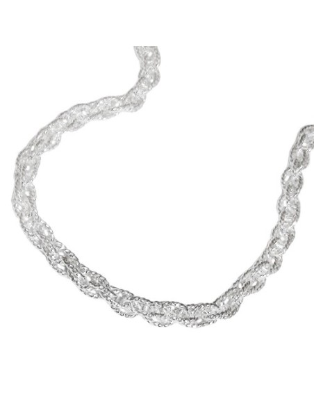 Armband 3mm Double Anchor Kedja Silver 925 19cm
