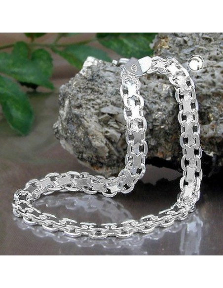 Armband 4.6mm Bismark Kedja Silver 925 21cm