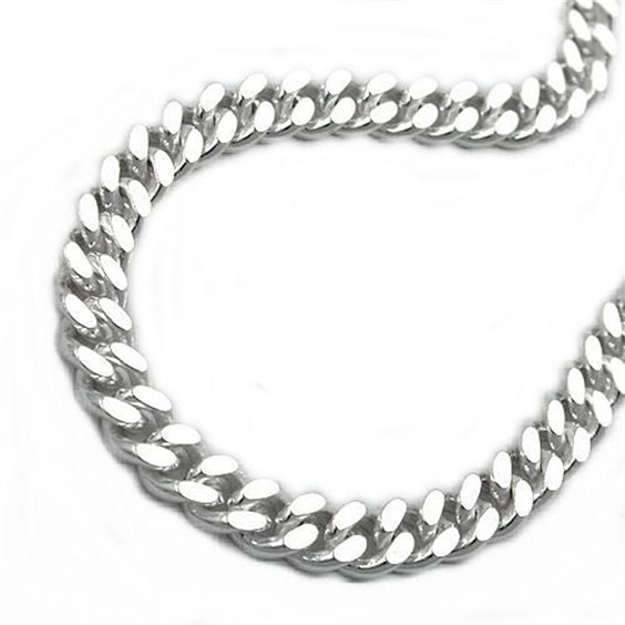 Armband Curb Kedja 4mm Silver 925 19cm