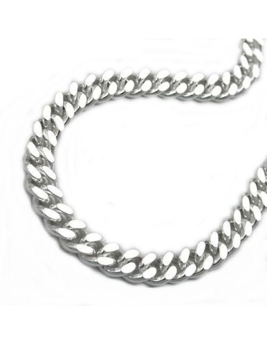 Armband Curb Kedja 4mm Silver 925 21cm