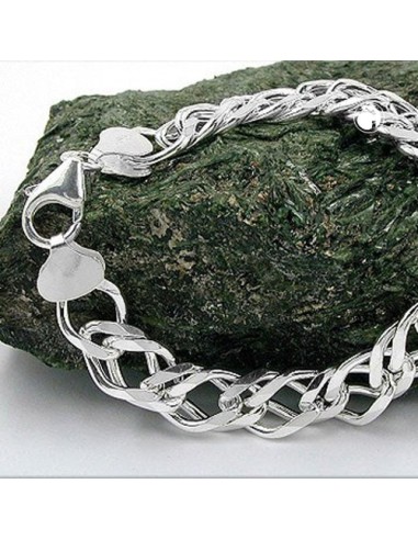 Armband Double Rombo Kedja Silver 925 21cm