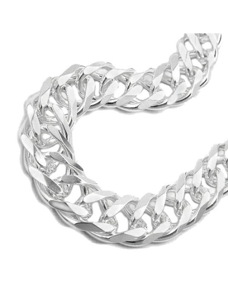 Armband Double Rombo Kedja Silver 925 21cm