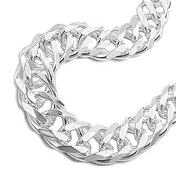Armband Double Rombo Kedja Silver 925 21cm