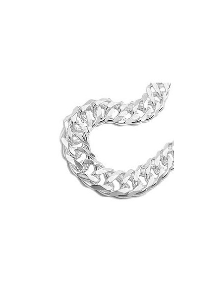 Armband Double Rombo Kedja Silver 925 21cm