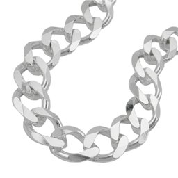 Armband Open Curb Kedja 11mm 925 Sterling Silver 21cm