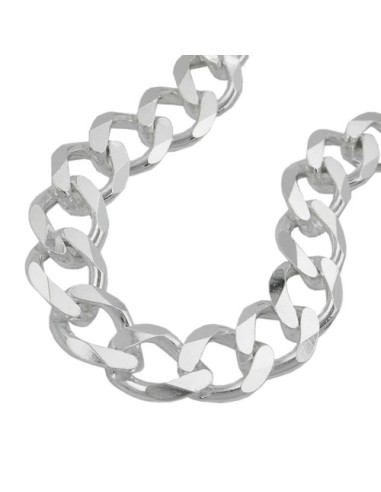Armband Open Curb Kedja 11mm 925 Sterling Silver 23cm