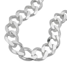 Armband Open Curb Kedja 11mm 925 Sterling Silver 23cm