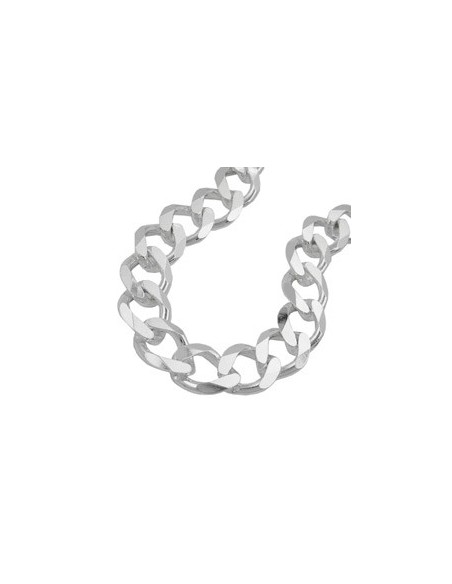 Armband Open Curb Kedja 11mm 925 Sterling Silver 23cm