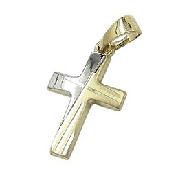 pendant crucifix 9k gold