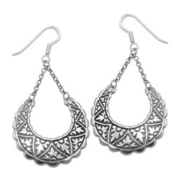 Earkroks Oriental Oxidated Silver 925