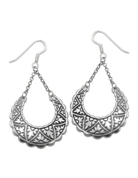 Earkroks Oriental Oxidated Silver 925