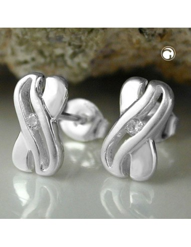 Earstuds Cubic Zirconia Silver 925