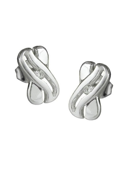Earstuds Cubic Zirconia Silver 925