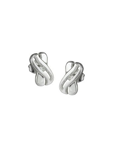 Earstuds Cubic Zirconia Silver 925