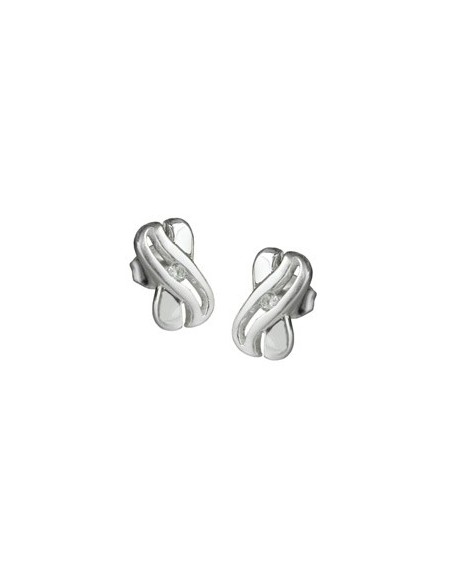 Earstuds Cubic Zirconia Silver 925
