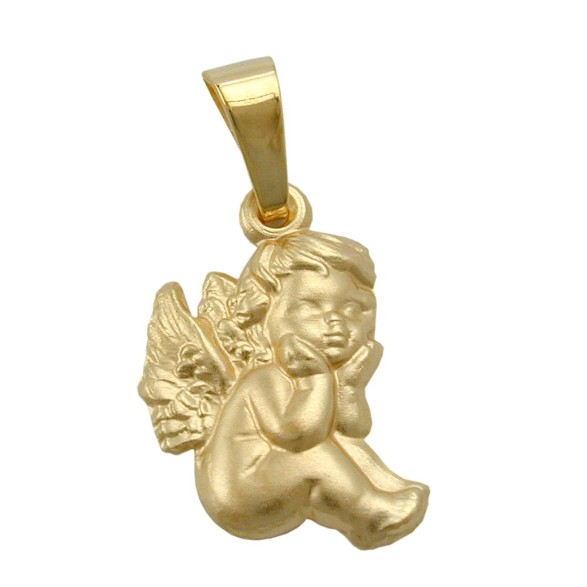 pendant angel 9k gold