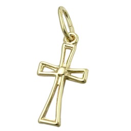 pendant small cross 8k gold