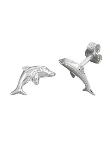 Earstuds Leaping Dolphin Silver 925