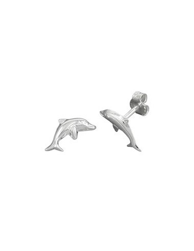 Earstuds Leaping Dolphin Silver 925