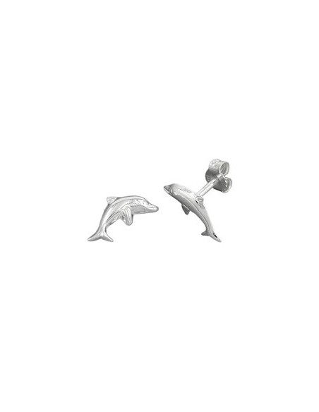Earstuds Leaping Dolphin Silver 925