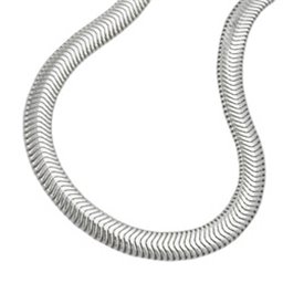 Flat Snake Kedja Silver 925