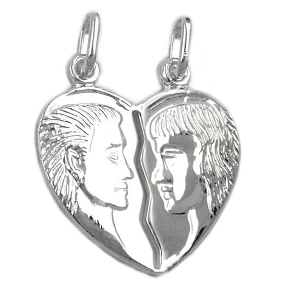 Friendship Hängsmycke Woman & Man Silver 925