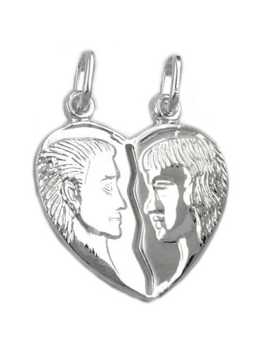 Friendship Hängsmycke Woman & Man Silver 925