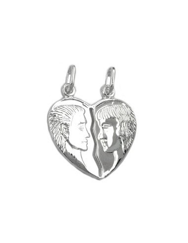 Friendship Hängsmycke Woman & Man Silver 925