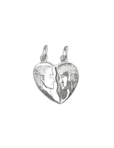 Friendship Hängsmycke Woman & Man Silver 925