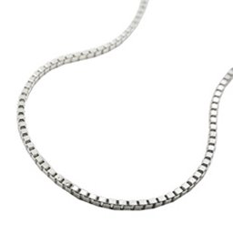 Halsband 1.3mm Box Kedja Venetian Kedja Silver 925 36cm