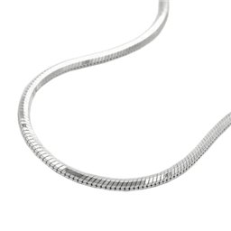 Halsband 1.3mm Edged Snake Kedja Diamond Cut Silver 925 45cm