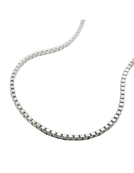 Halsband 1mm Venetian Box Kedja Diamond Cut Silver 925 36cm