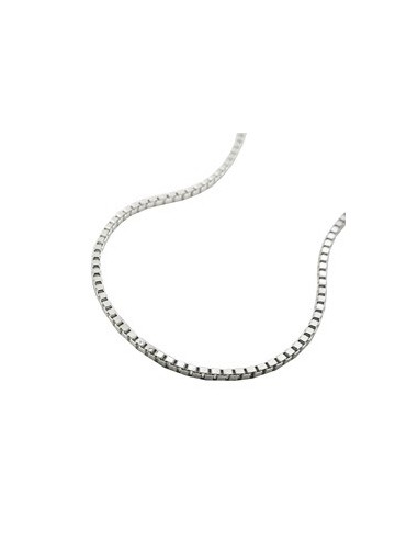 Halsband 1mm Venetian Box Kedja Diamond Cut Silver 925 40cm