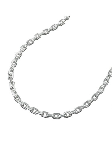Halsband 2mm Anchor 8x Diamond Cut Silver 925 50cm
