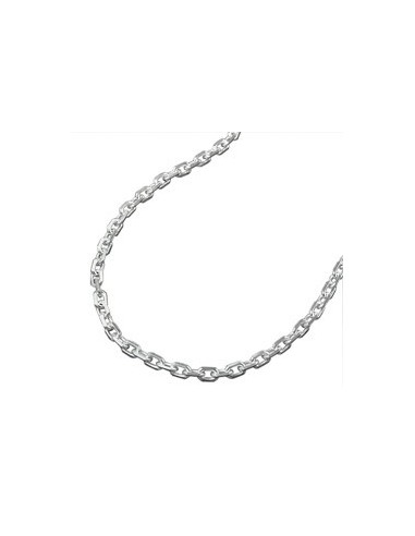 Halsband 2mm Anchor 8x Diamond Cut Silver 925 50cm