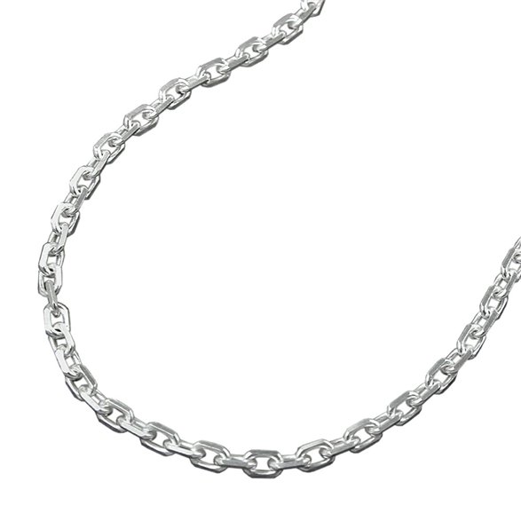 Halsband 2mm Anchor 8x Diamond Cut Silver 925 60cm