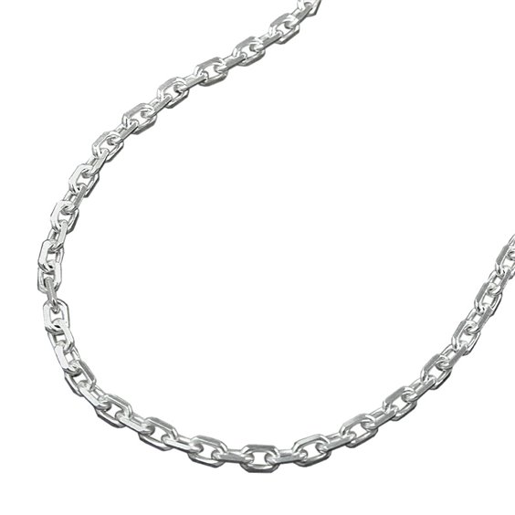 Halsband 2mm Anchor 8x Diamond Cut Silver 925 60cm