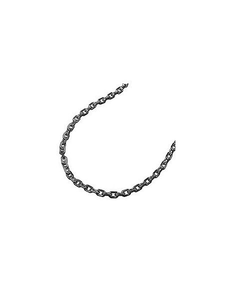 Halsband 2mm Anchor Kedja Rhodium Plated Silver 925 45cm