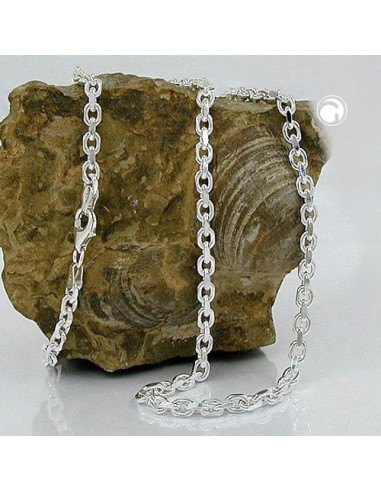 Halsband 3,5mm Anchor Kedja 4x Diamond Silver 925 50cm