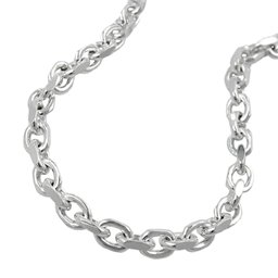 Halsband 3,5mm Anchor Kedja 4x Diamond Silver 925 50cm