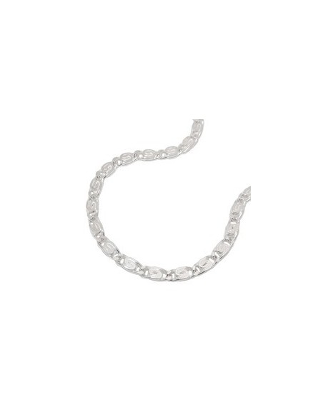 Halsband 3.2mm Flat Scroll Kedja Diamond Cut Silver 925 50cm